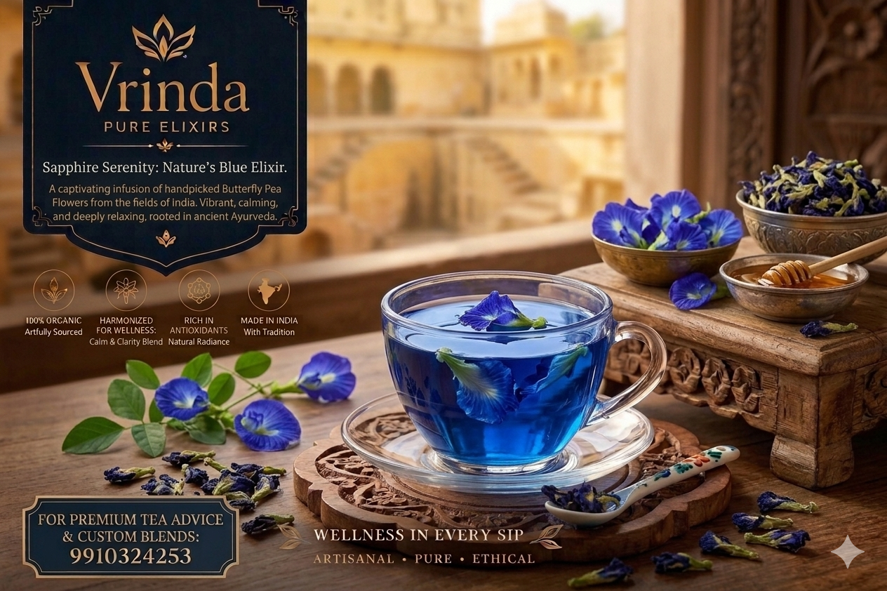 Blue Pyramid Tea Bags — Ziplock Pouch (20 Bags)