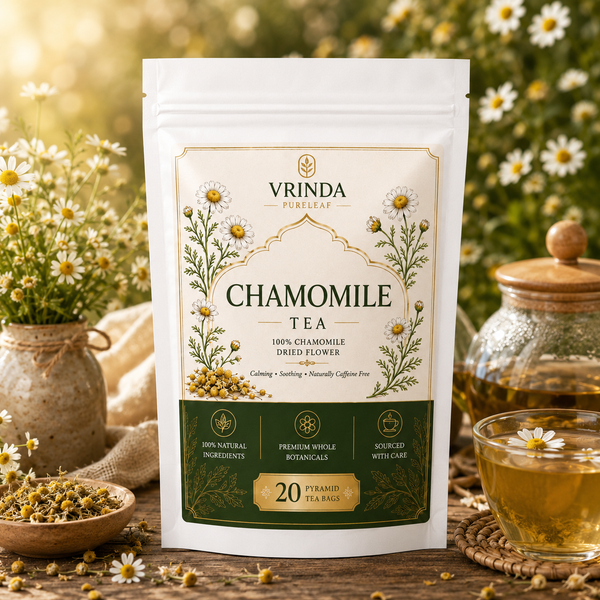 ZIP lock pouches chamomile tea