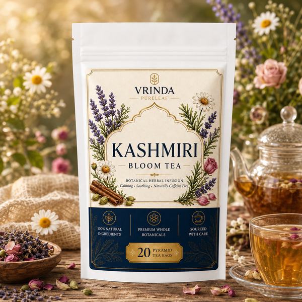 ZIP lock pouches kashmiri bloom tea